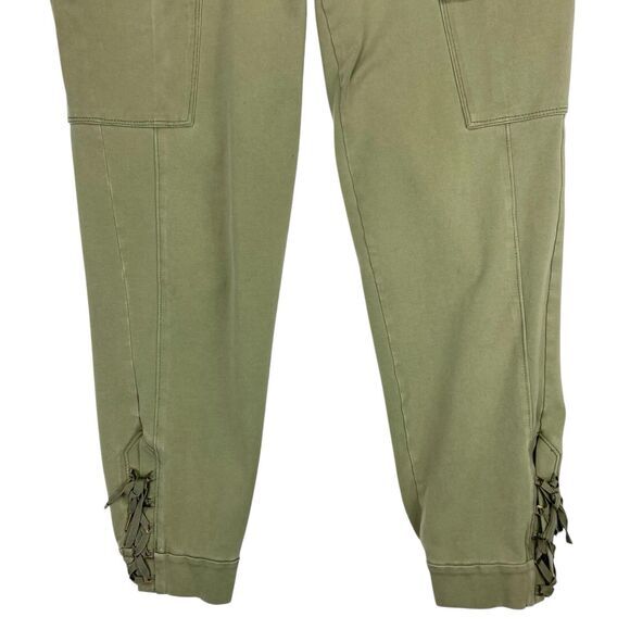 White House Black Market Cargo Joggers Womens 6 Green Outdoor Hiking Breathable - Picture 4 of 14